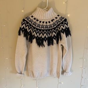Lovestitch Winter Sweater with Tassels